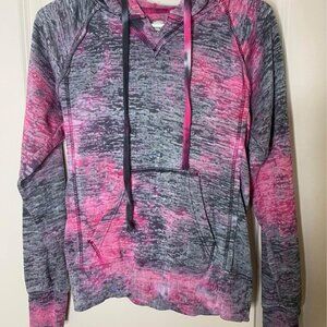 Momentum Performance Outfitters Women Sz Small Hoodie Tie Dye Pink Glen Arbor MI